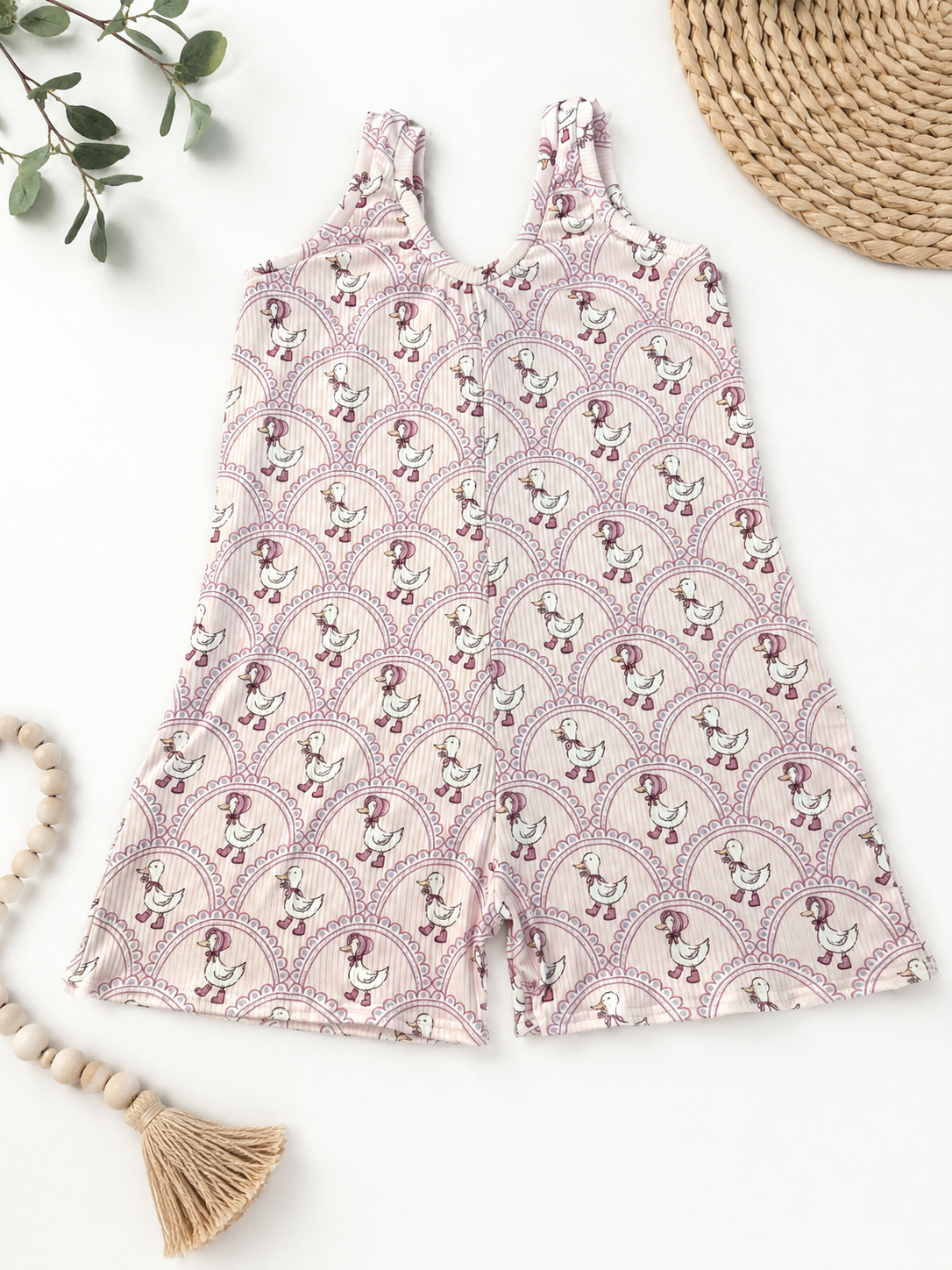 6Y Duck Knee Length Romper