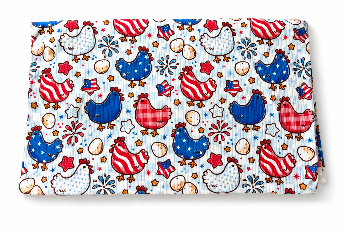 Red/white/blue Chickens