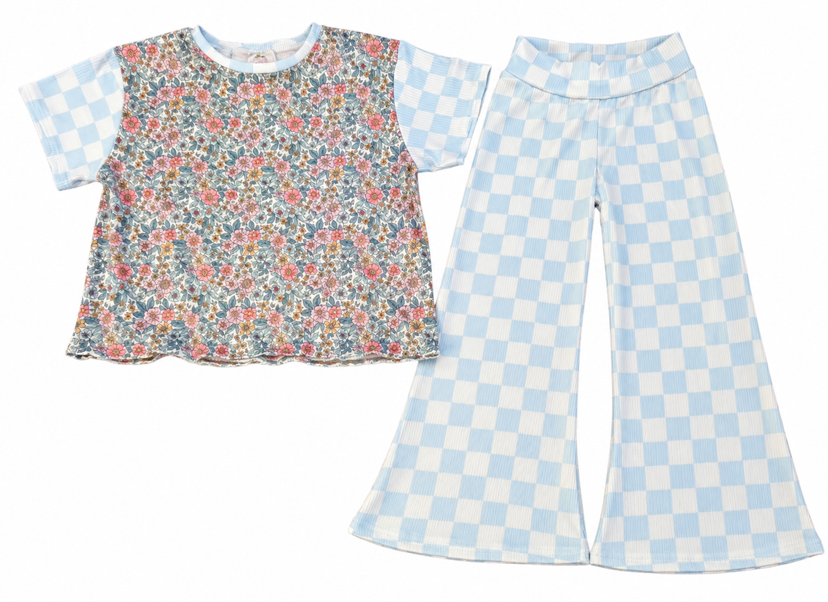 4t Oversized Tee/Wide leg pants