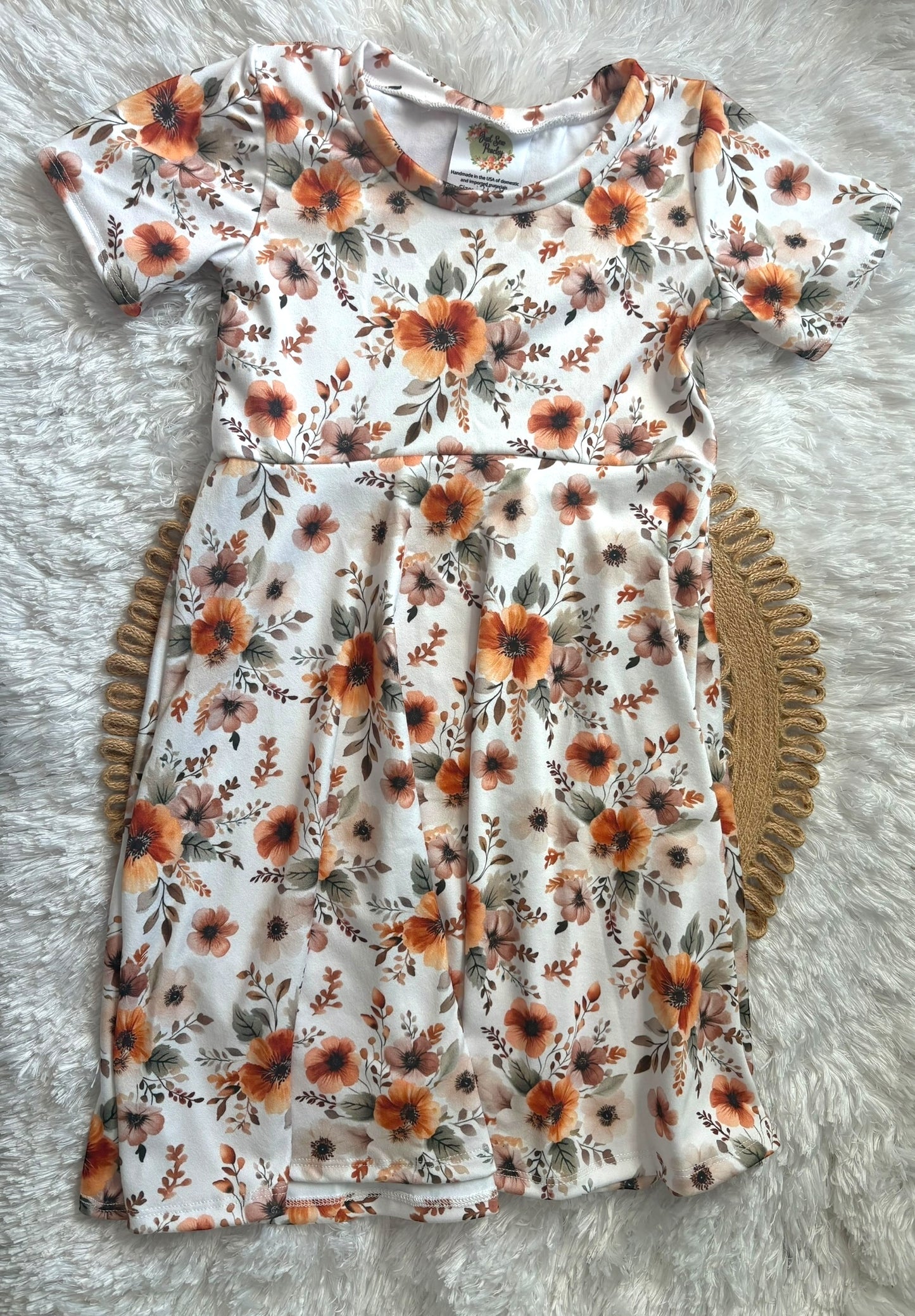 3-6Y Fall Floral GWM Dress