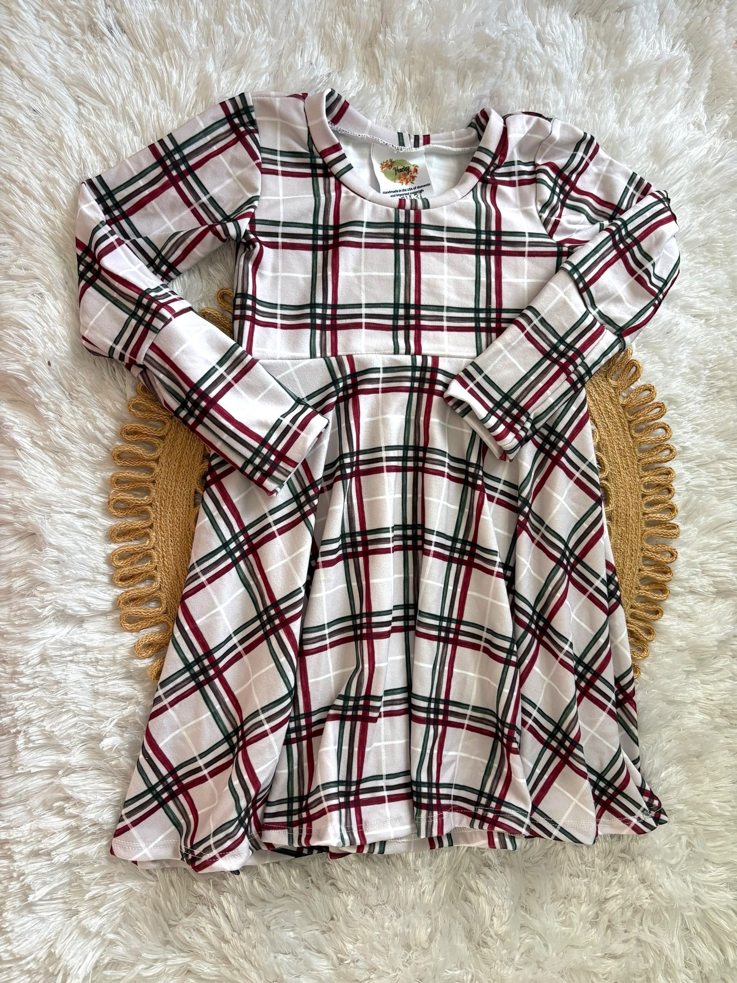9m-3T GWM Plaid Dress