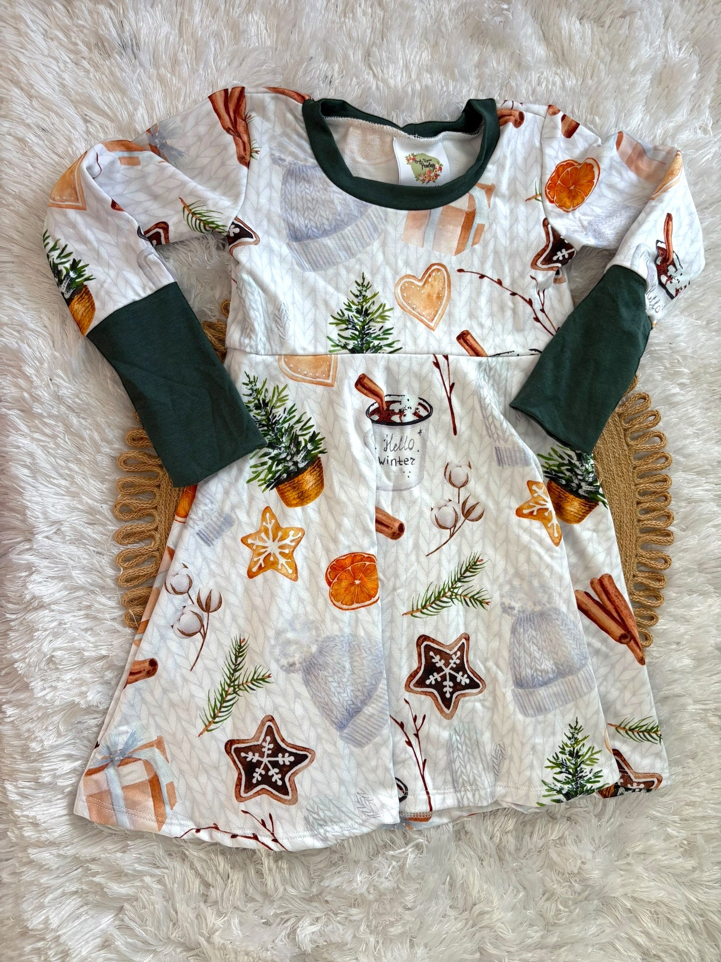 9m-3T Hello Winter GWM Dress