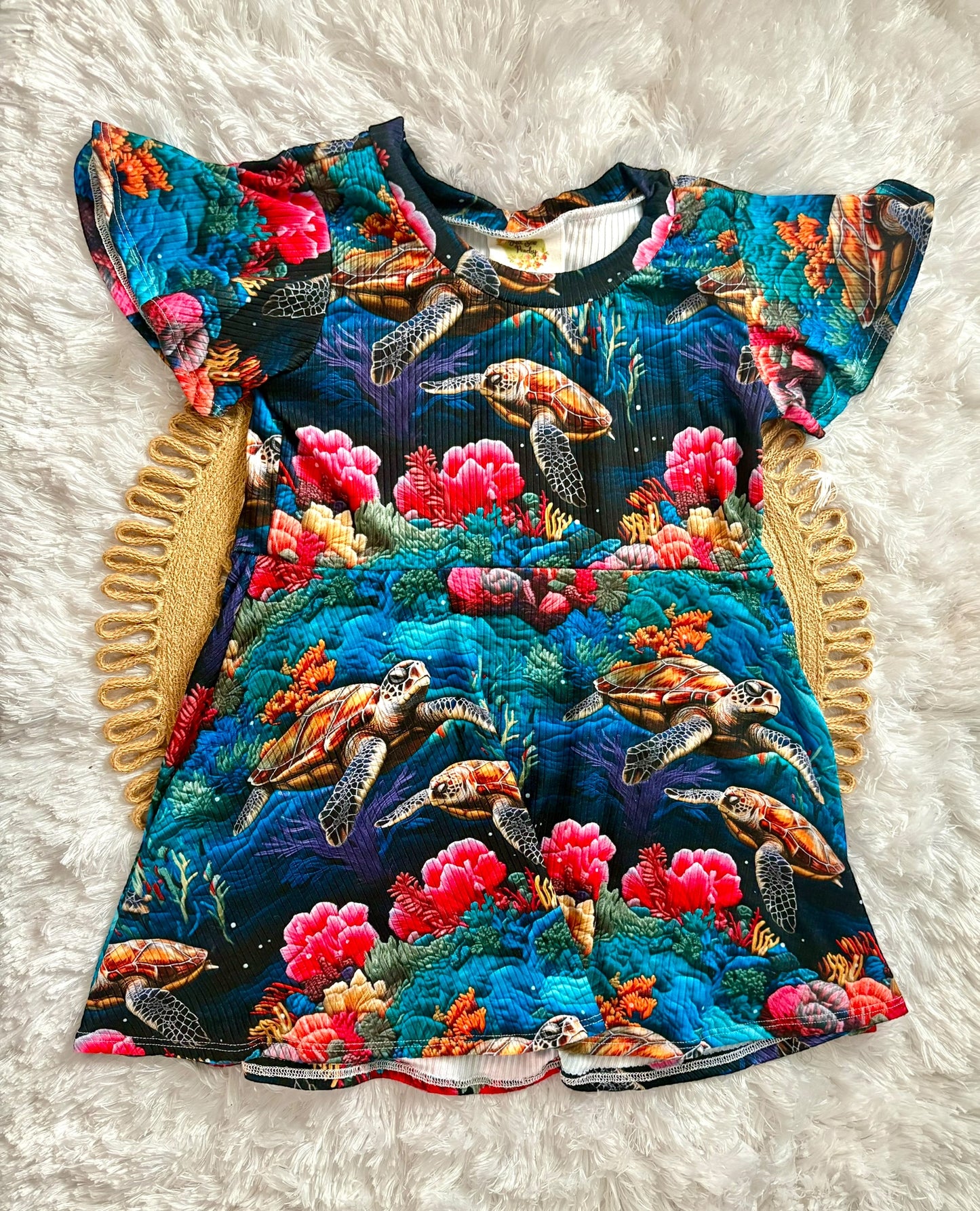 3-6Y Turtles GWM Peplum