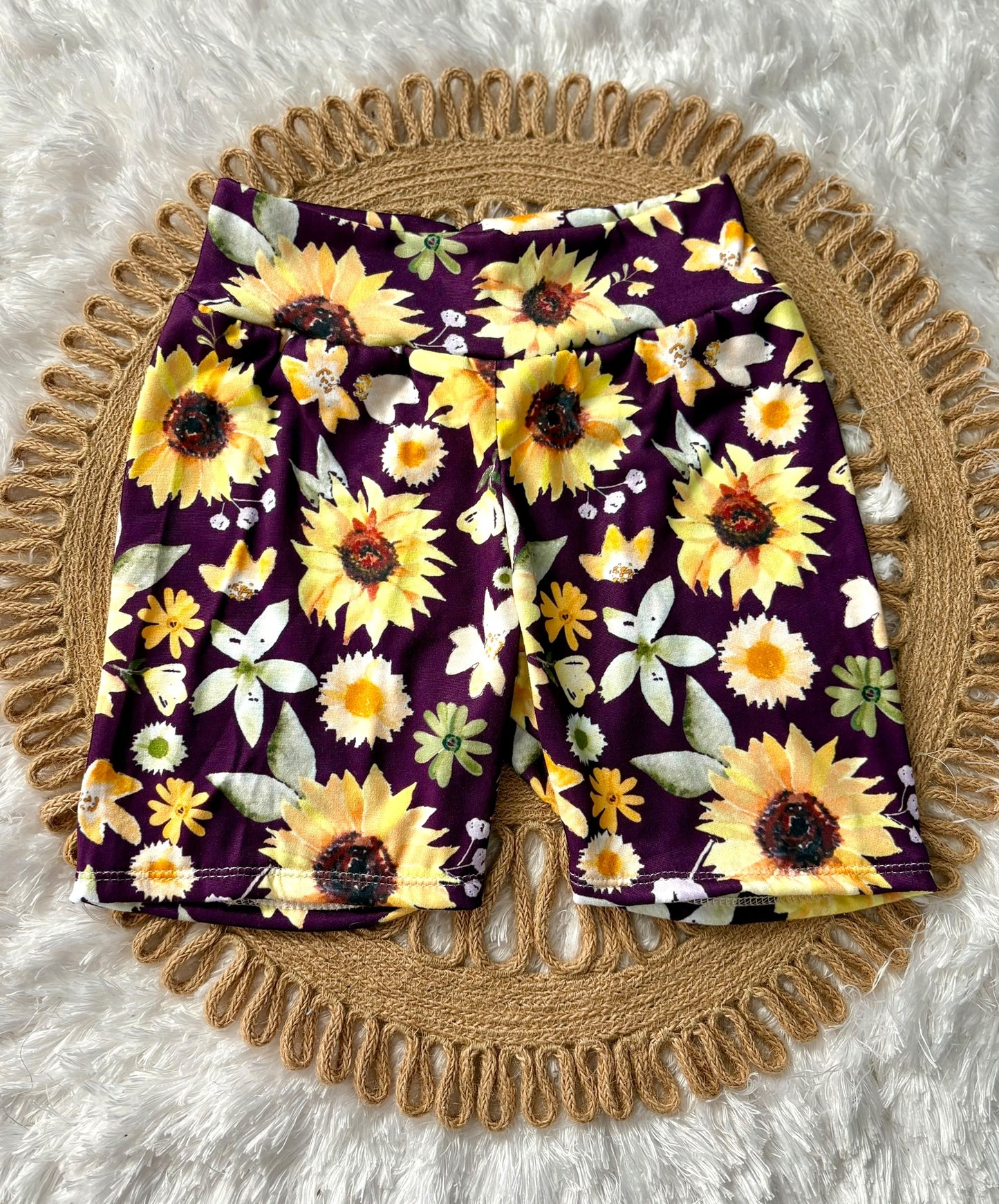 5T Sunflower Biker shorts