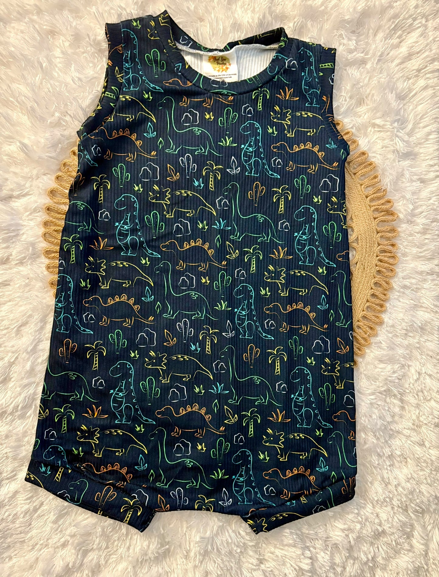 4T Dinos Tank romper