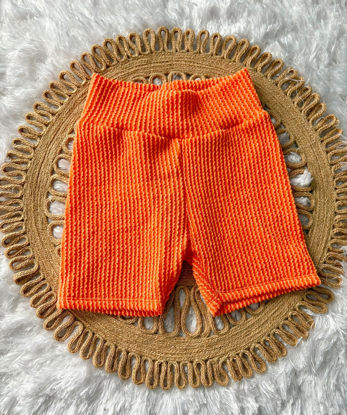 Multiple Sizes Orange Biker shorts