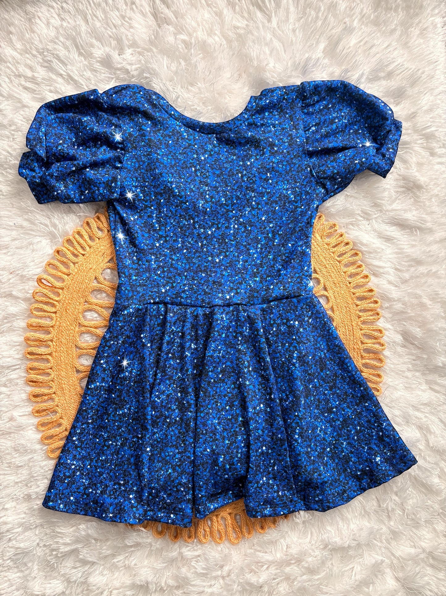 4T Blue Glitter Dance Leo