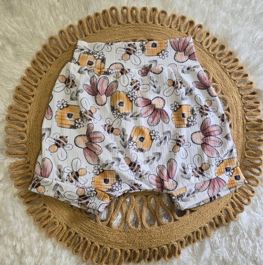 12-18m Floral Bees Lounge Shorts