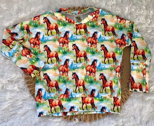 9m-3T GWM Long Sleeve Horse Dolman