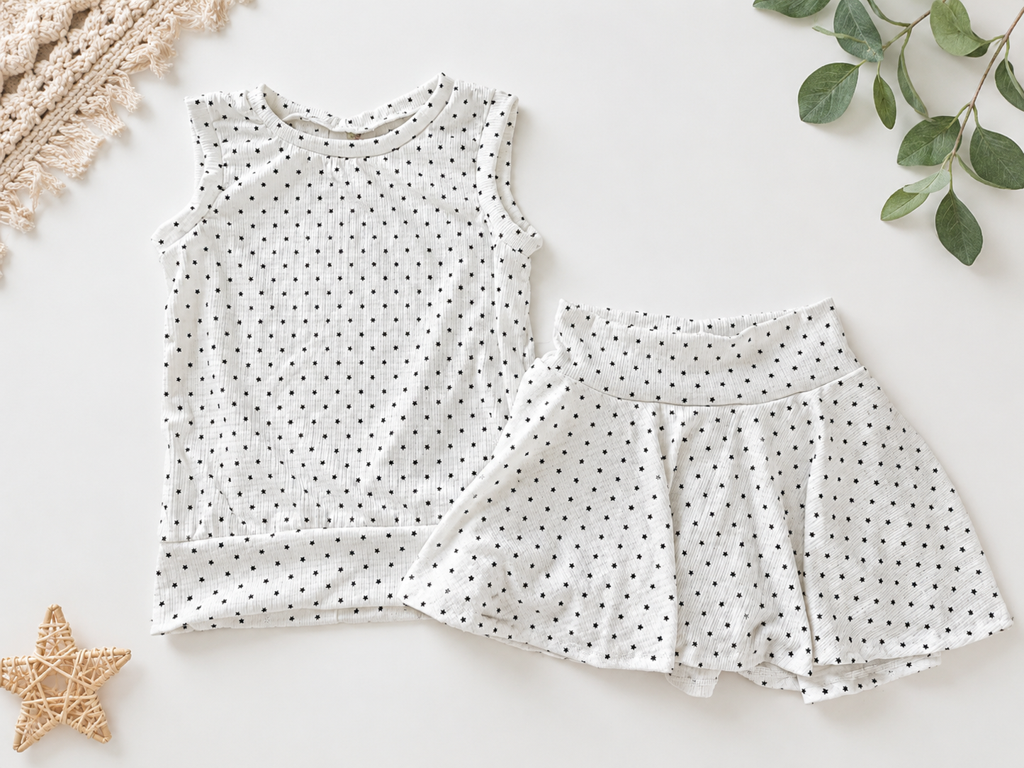3-6y Stars Gwm Tank/skort set