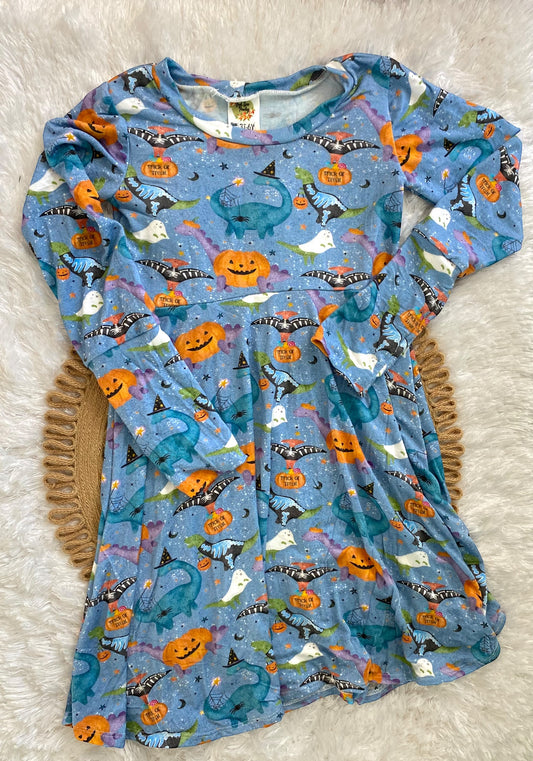 3-6y Halloween Dino’s gwm dress