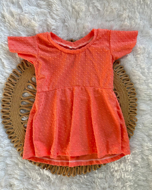 9m-3t peachy pink gwm peplum