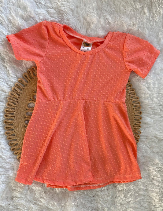 3-6y peachy pink gwm peplum