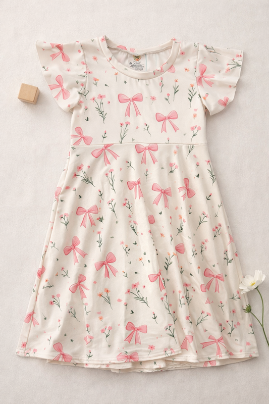 3-6Y Floral Bows GWM Dress