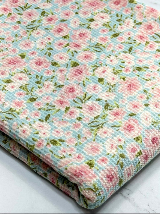 Tiny flowers on sky Blue