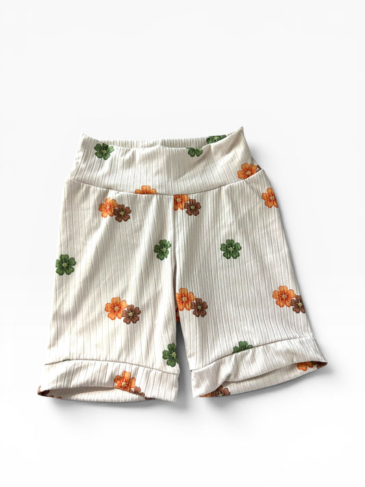 3-6Y SImple Floral GWM Biker shorts
