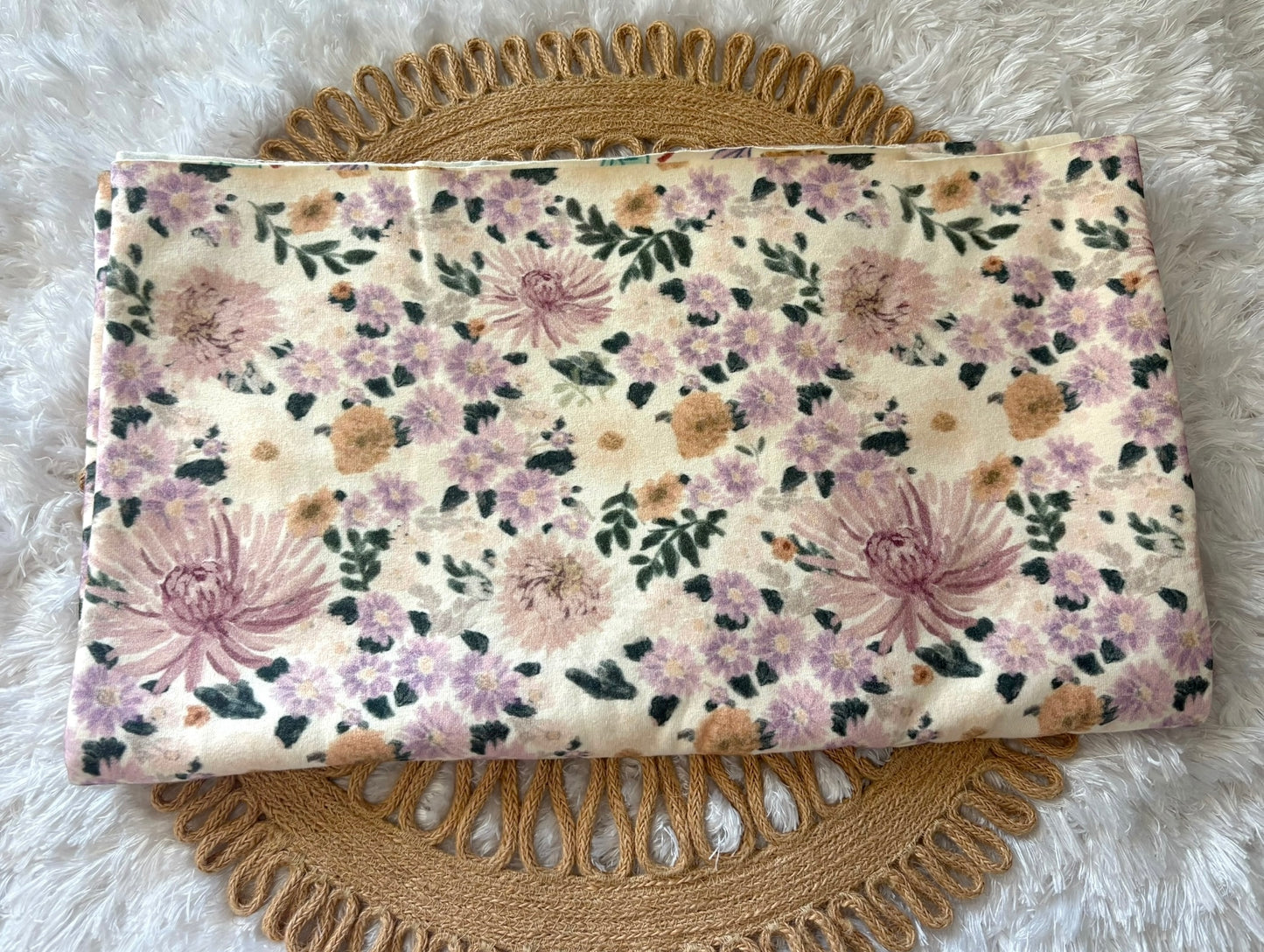 Organic Purple Floral