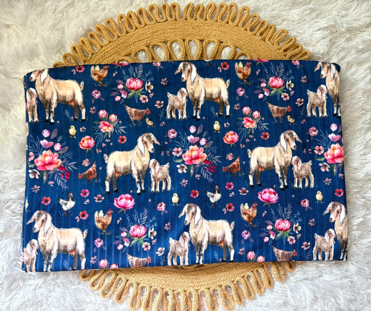 Floral Goats