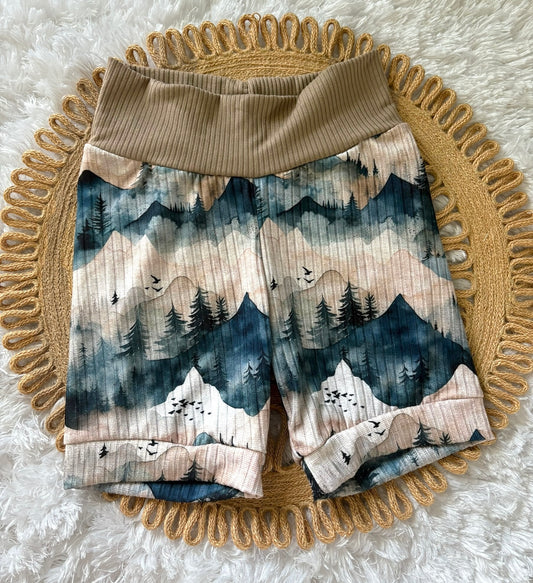 3-6Y Mountains GWM Biker shorts