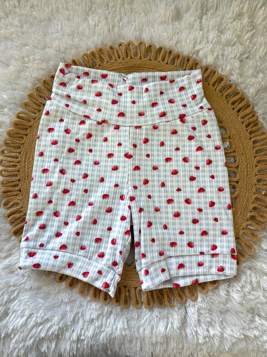 3-6Y Strawberry GWM Biker shorts