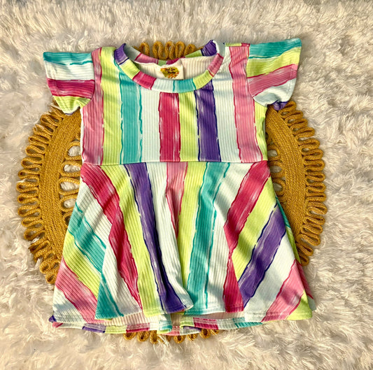 9m-3T Striped GWM Peplum