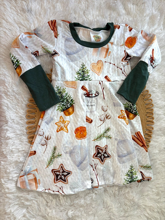 9m-3T Hello Winter GWM Dress