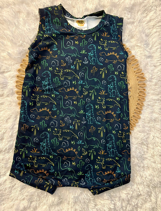4T Dinos Tank romper