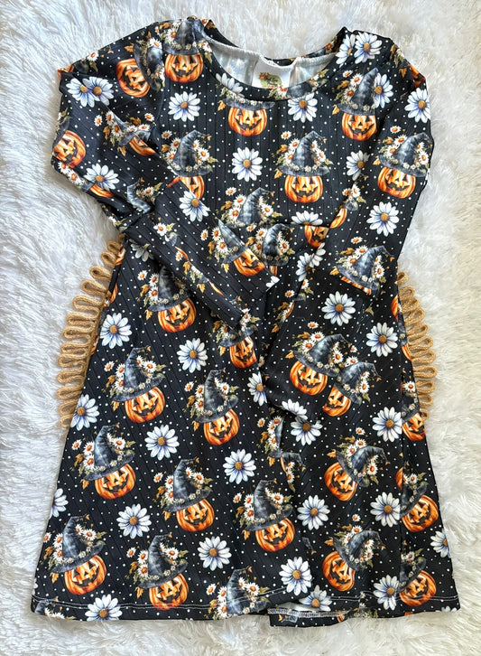 3-6Y Pumpkin GWM LS Dress