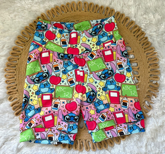 3-6Y Alien School GWM Biker shorts