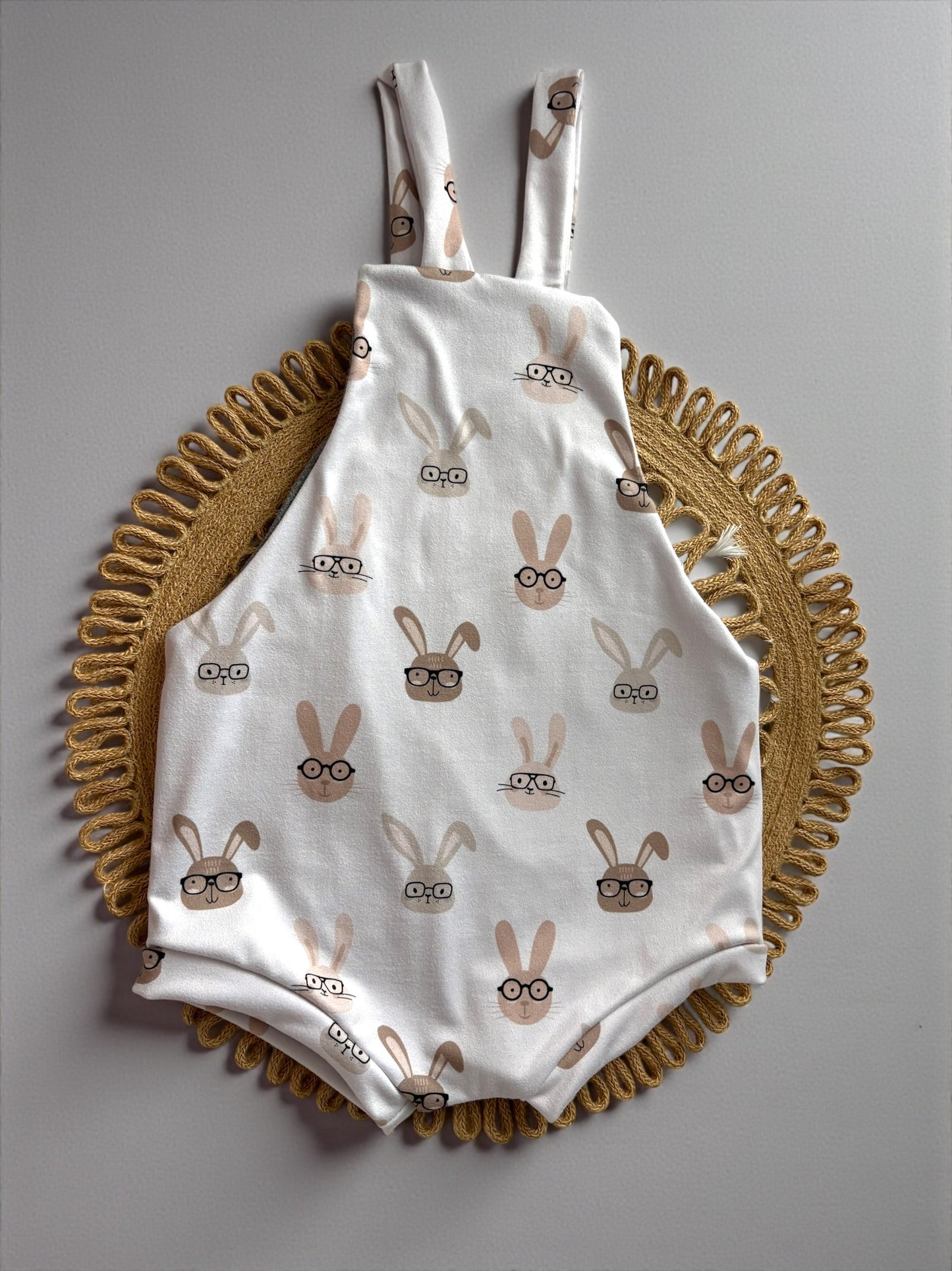 2T Bunny short Overalls