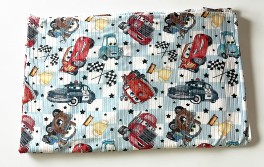 Cars on Light Blue