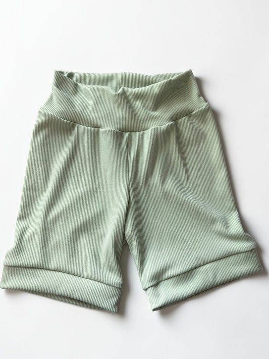6-9Y Light Mint GWM Biker shorts